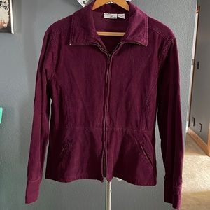 Wine Colored Corduroy Jacket